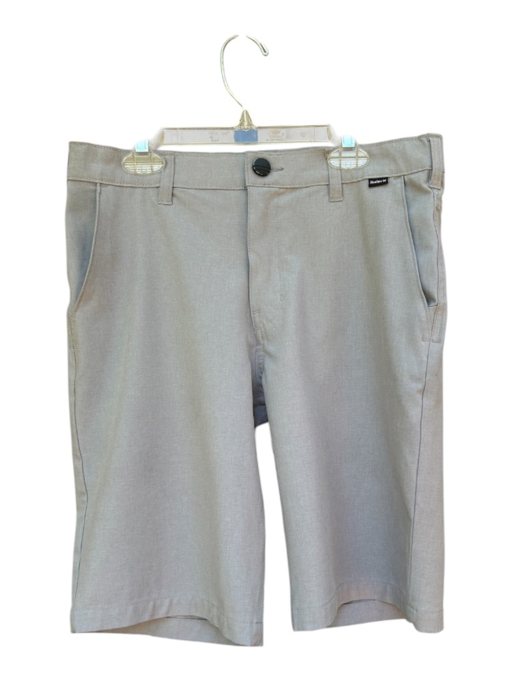 Boys Hurley Gray Shorts-Size L (14/16)